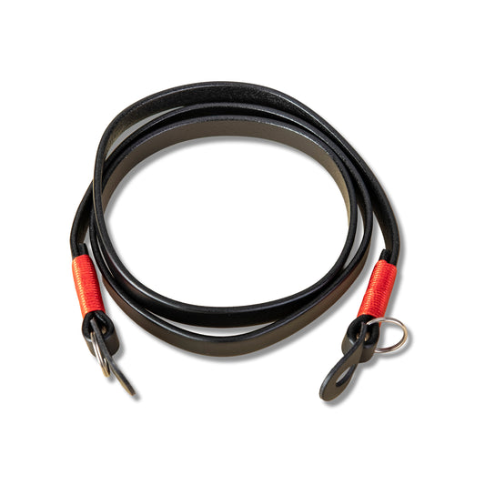 Black Leather Cowhide Camera Strap