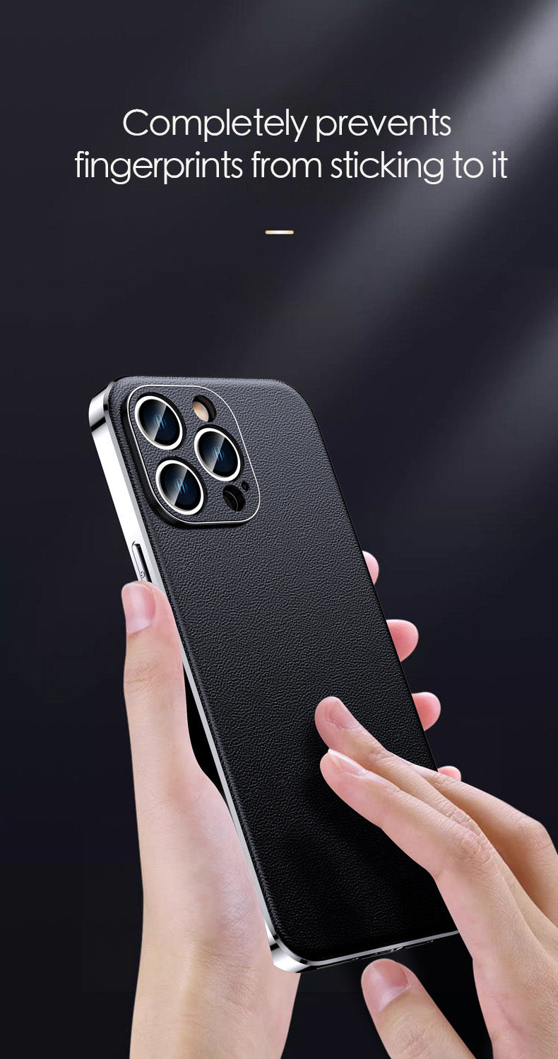 Fabufabu Leather Phone Case - Fits iPhone 15 Pro Max - MagSafe Compatible - Premium Split Leather - starcopia design store