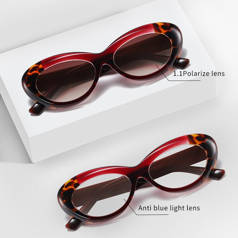 Fabufabu Retro butterfly frame trendy sunglasses polarized lenses for Lady