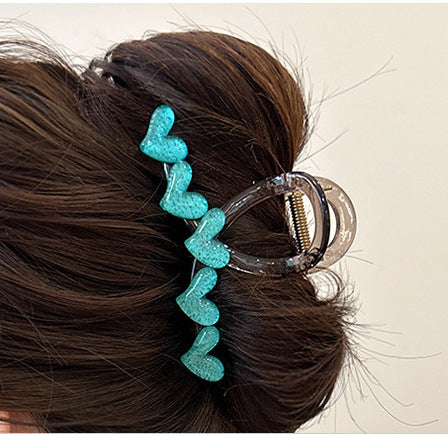 Fabufabu Korean style heart-shaped hair clip - starcopia design store