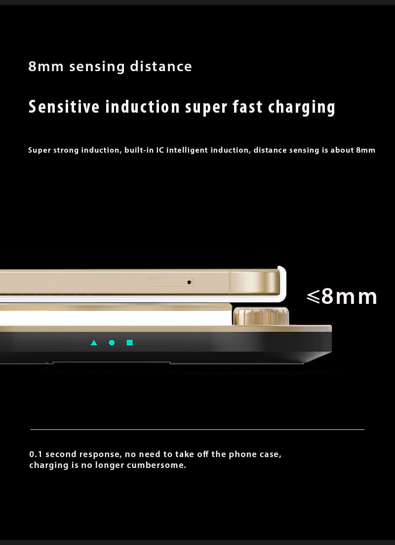 Table Lamp with 15W Quick Wireless Charger