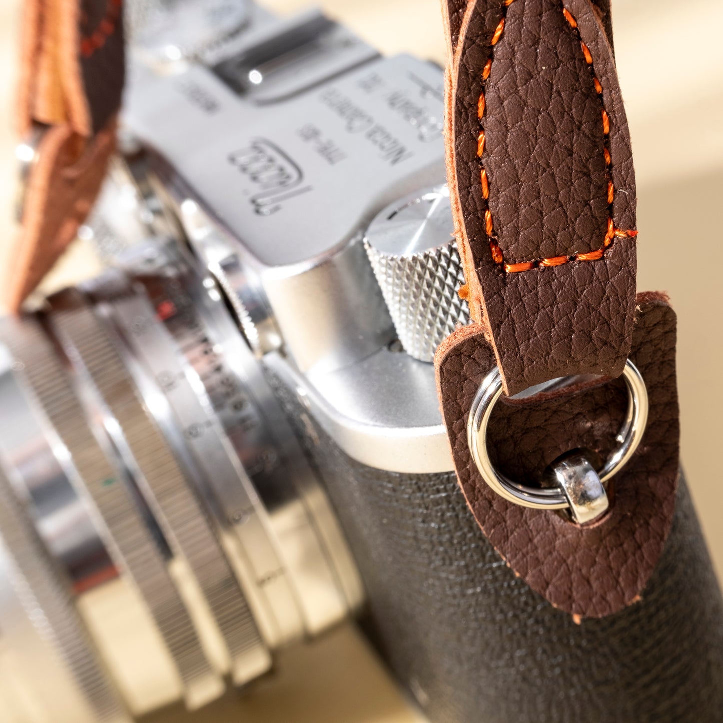 Sim PU Leather Camera Neck Shoulder Strap