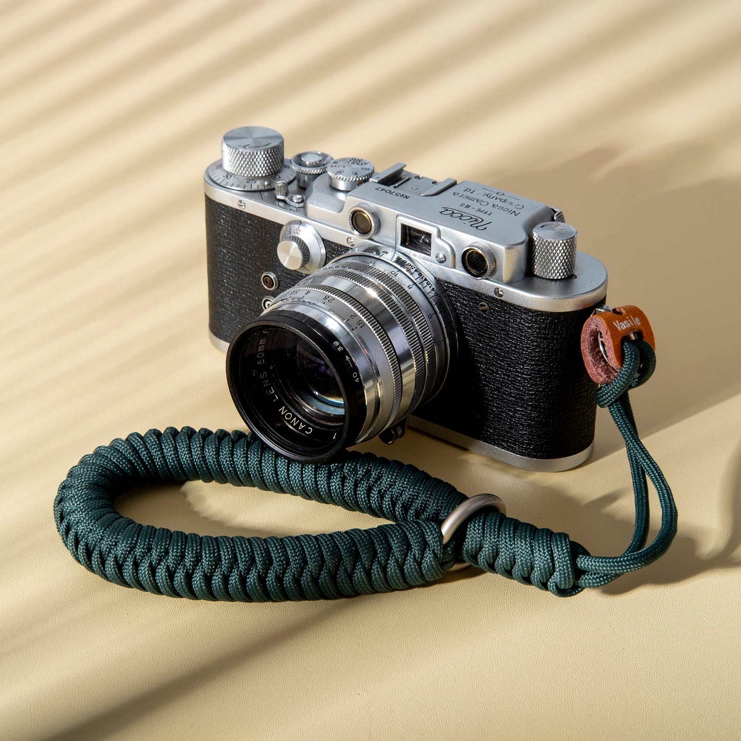 輕量耐用相機手腕帶 綠色