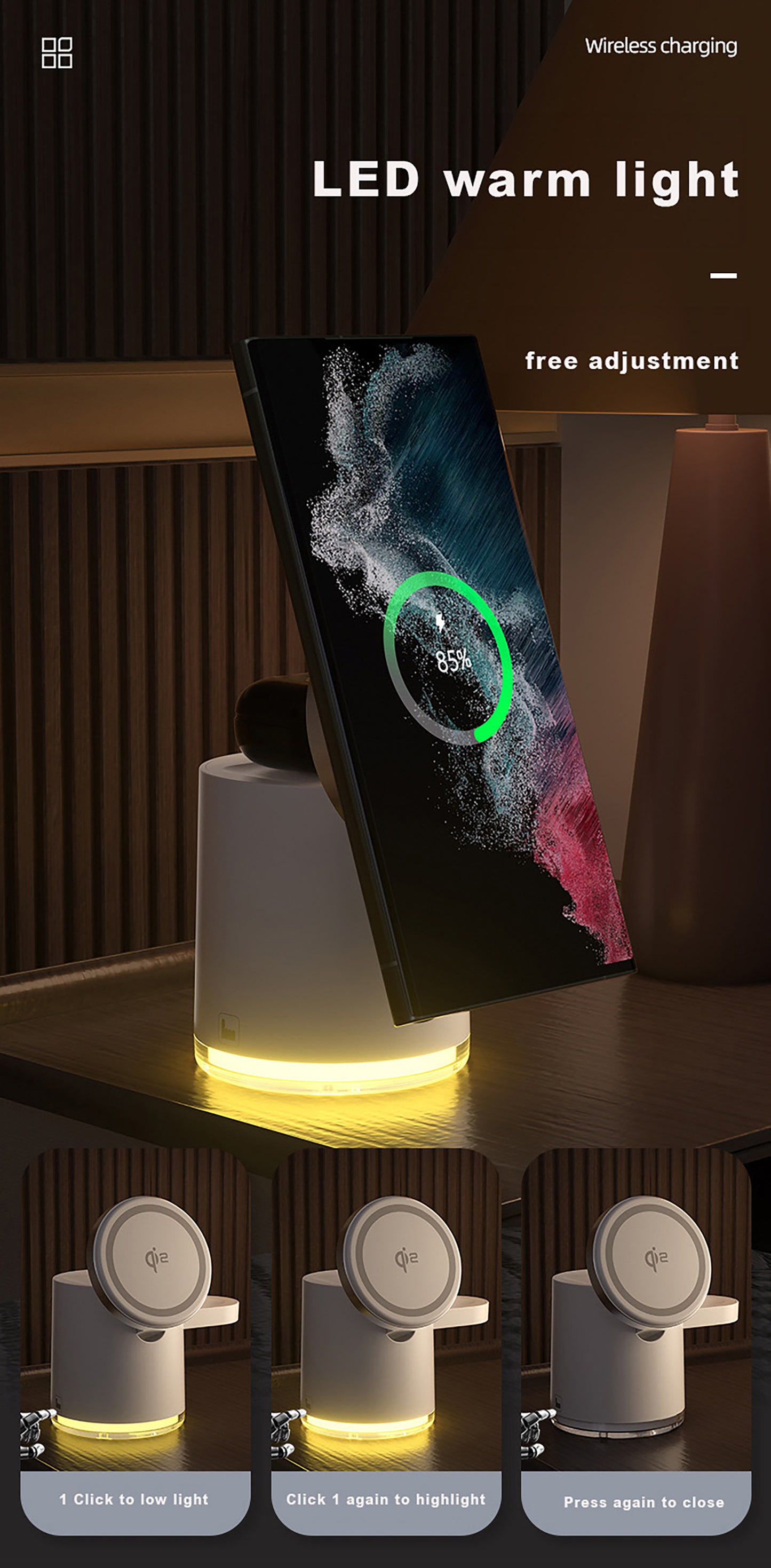 Qi2 3 in 1 Charging Station