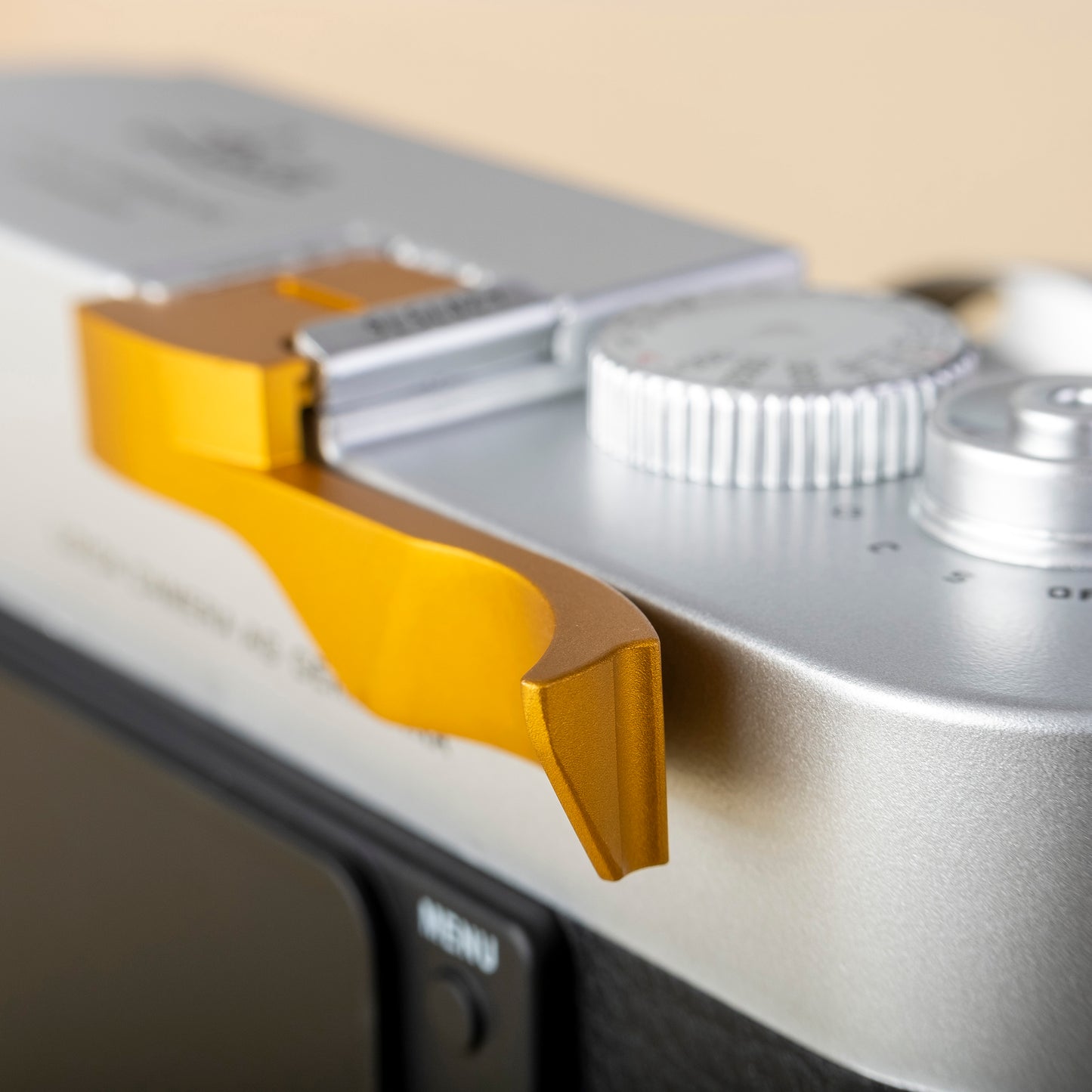 Hot Shoe Thumb Grip Compatible with Leica M10 M10-P and M10R Gold