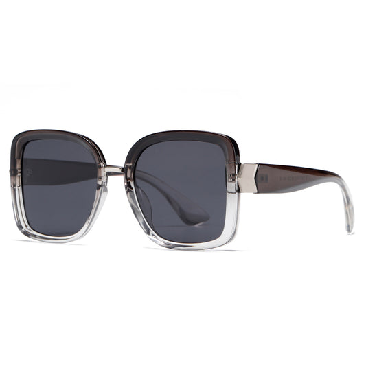 Fabufabu Übergroße quadratische Sonnenbrille für Damen, groß, breit, modisch, 100 % UV-Schutz