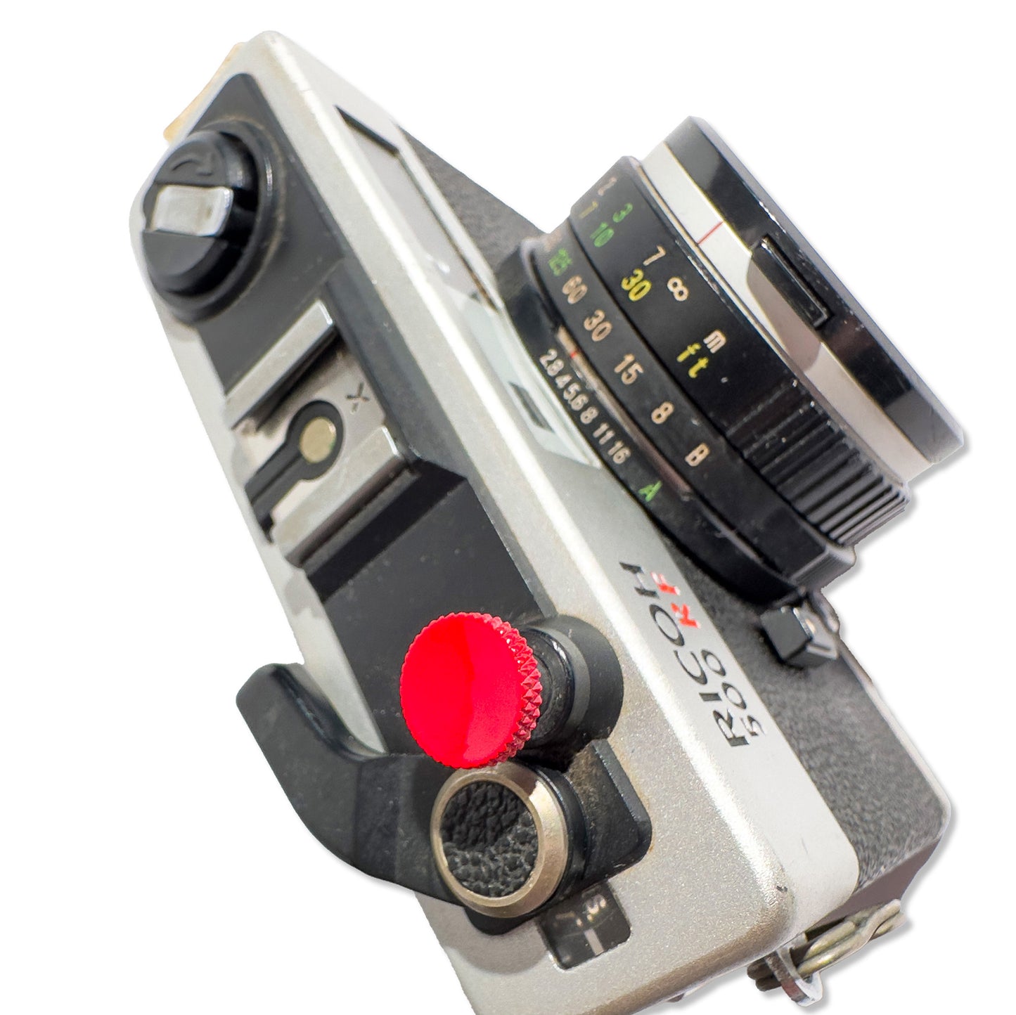 Pure Color Camera Shutter Button Upscale and Delicate Copper material Red