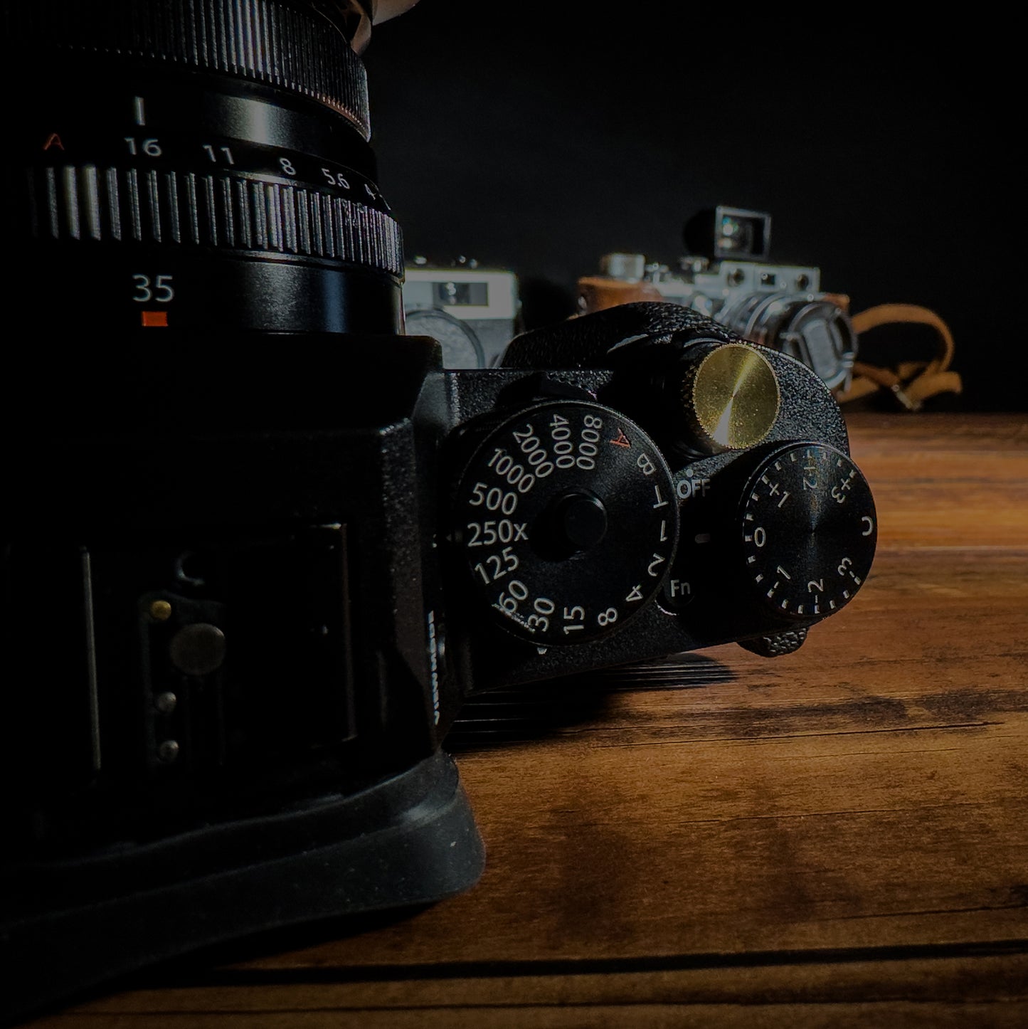 Pure Color Camera Shutter Button Upscale and Delicate Copper material Gold