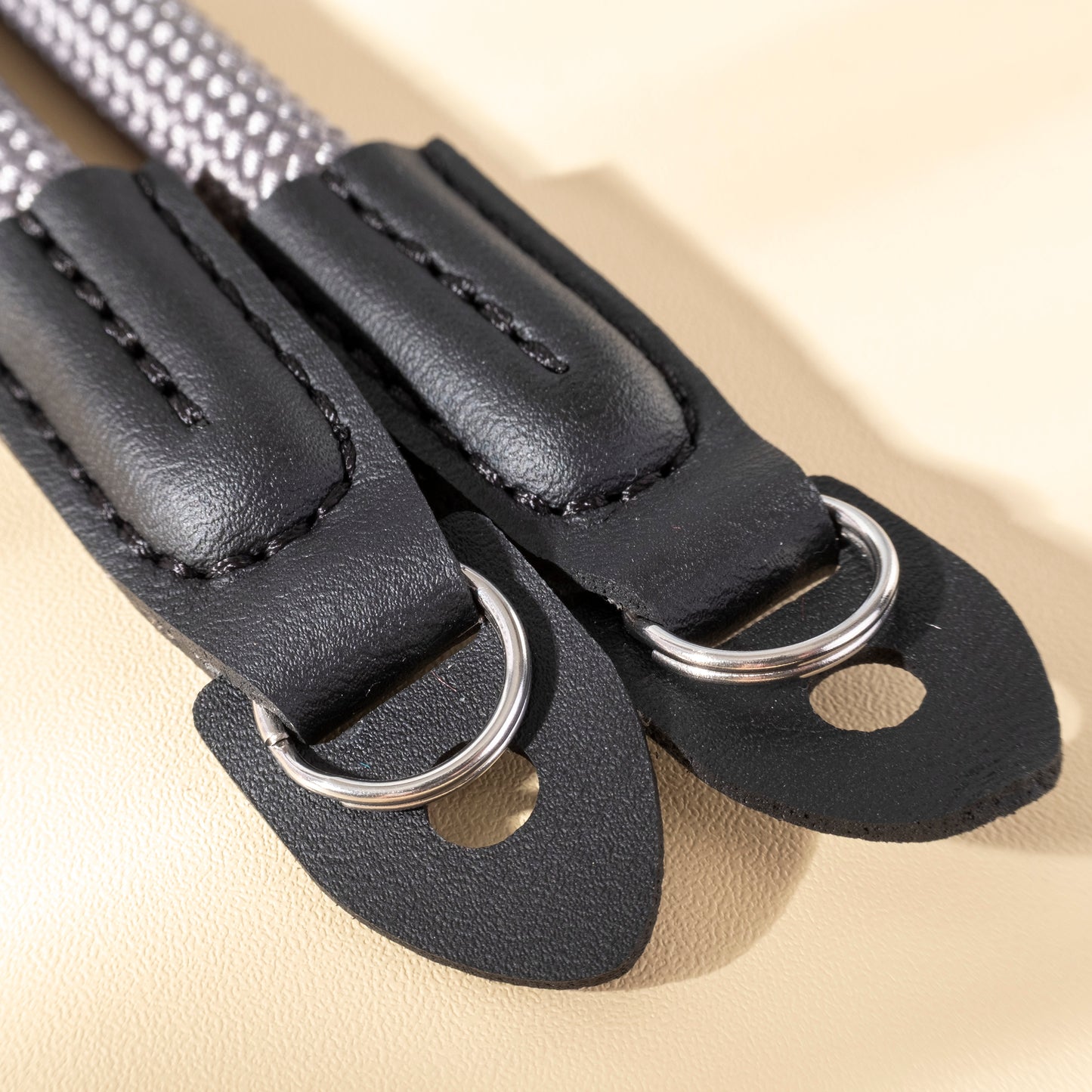 Classic Nylon Round Camera Strap Grey