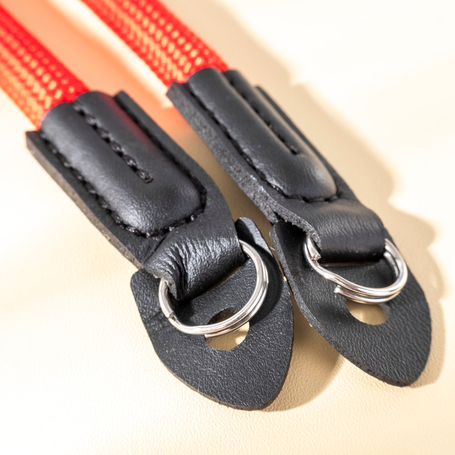 Classic Nylon Round Camera Strap Red