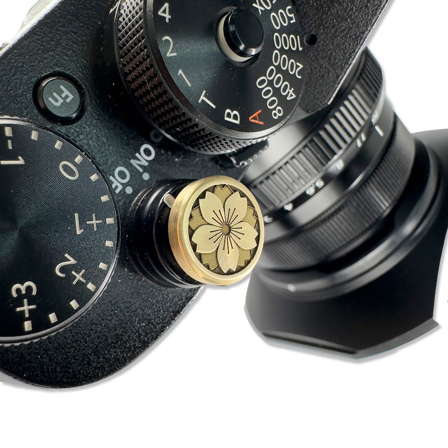 Gold Camera Retro Shutter Button