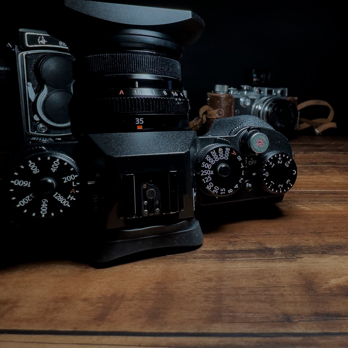 Camera Retro Shutter Button Upscale and Delicate brass material Green