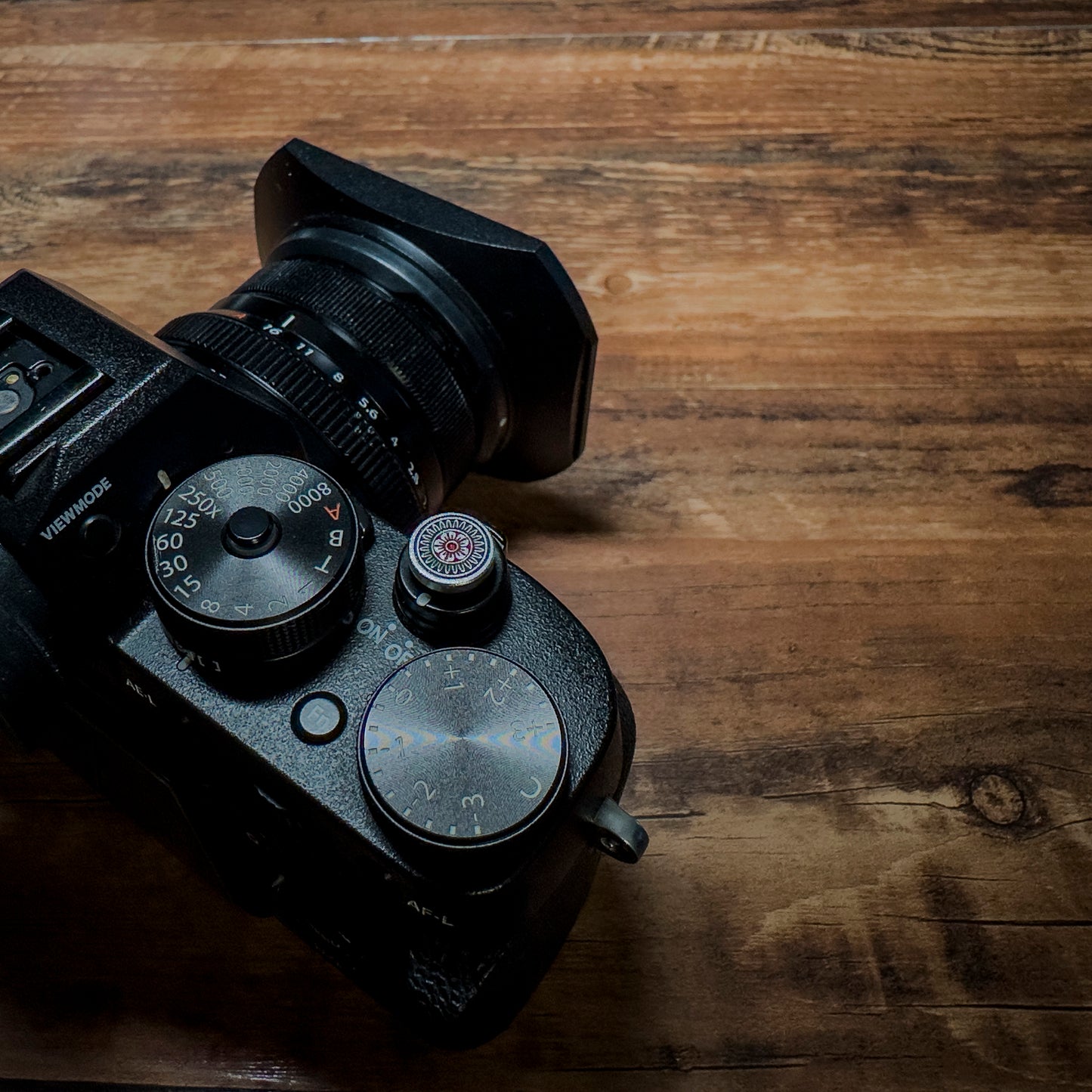 Camera Retro Shutter Button Upscale and Delicate brass material Green