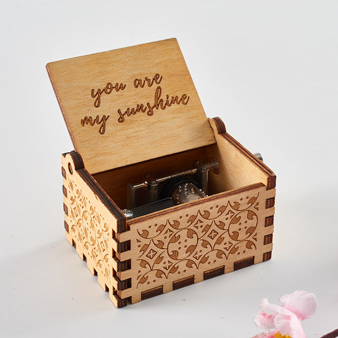 Unforgettable Wooden Hand Shaking Music Box - starcopia design store