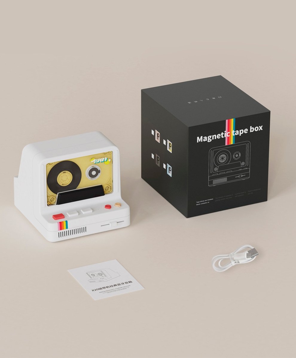 cassette style bluetooth speaker - starcopia design store