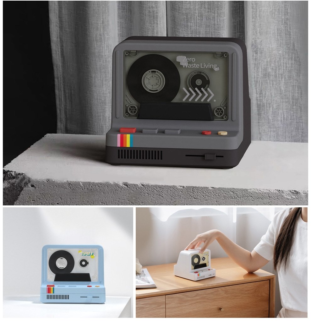 cassette style bluetooth speaker - starcopia design store