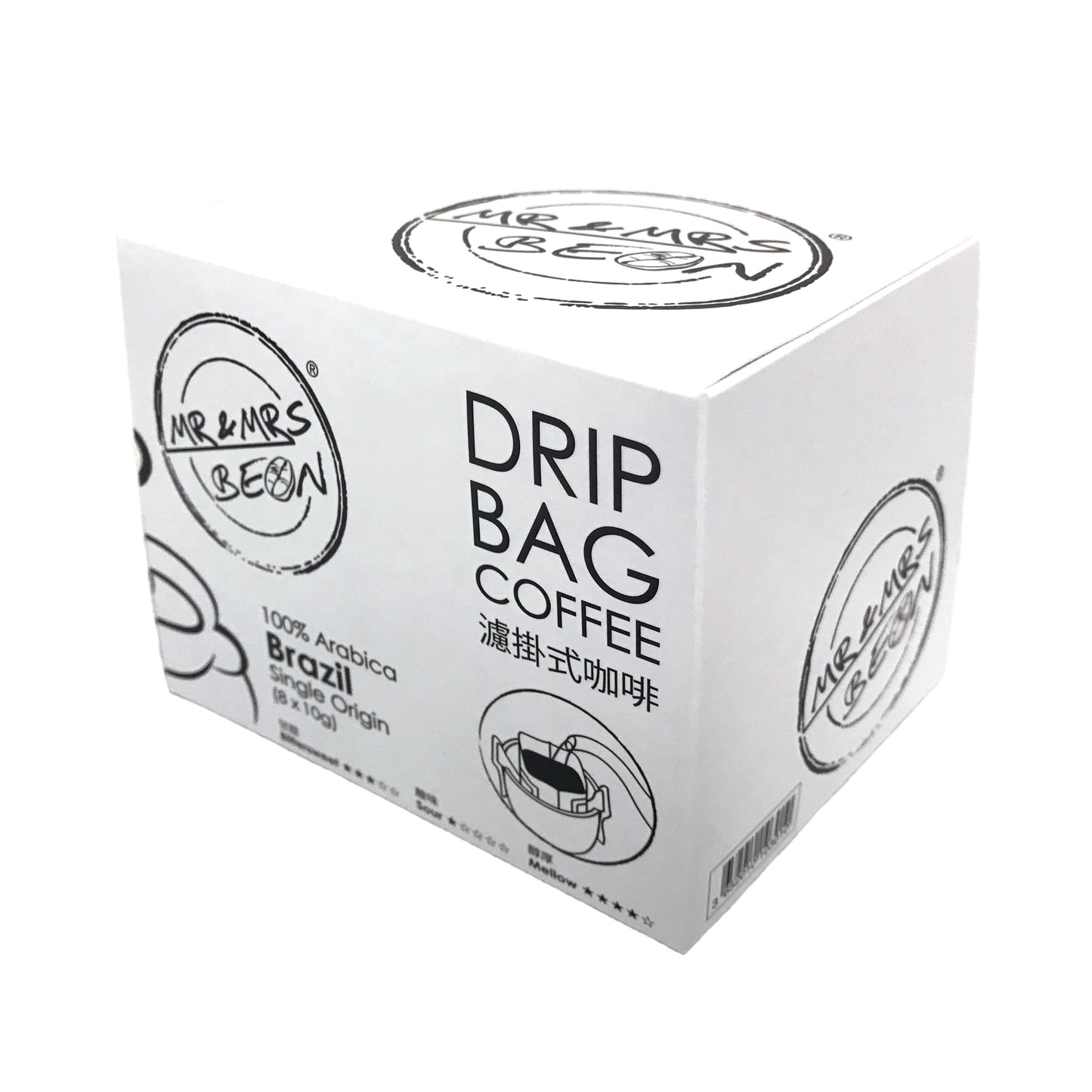 MR & MRS BEAN Brazil Single Origin Drip Bag Coffee bundle 4 boxes - starcopia design store