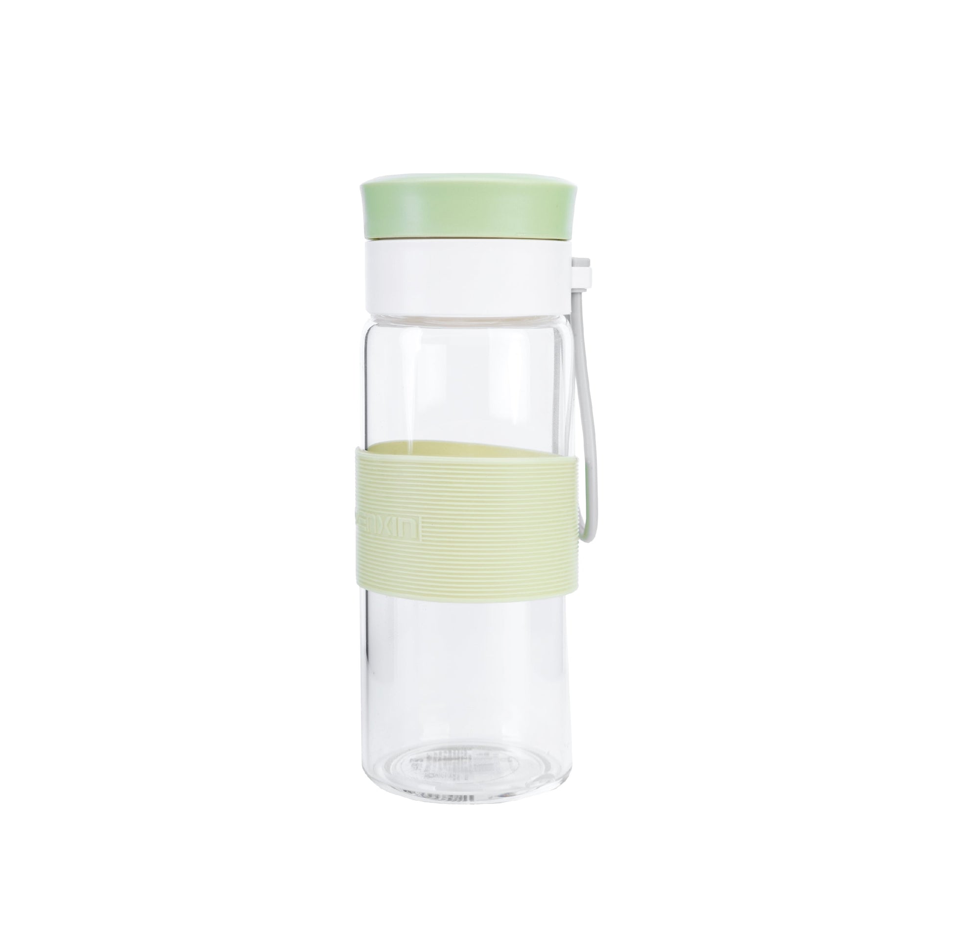 Glass Water Bottle with Thick Insulated Silicone Sleeve 500ml - starcopia design store