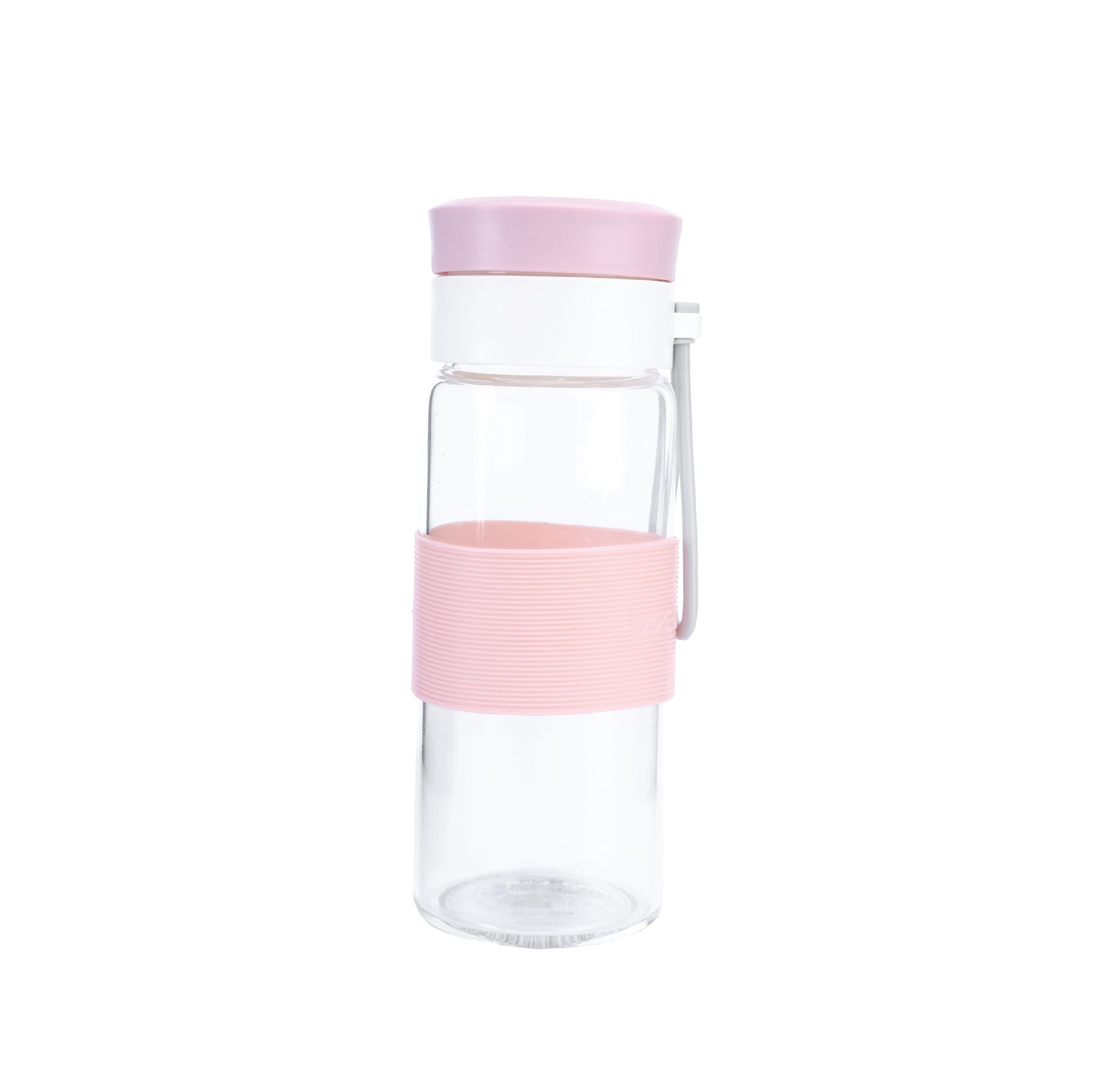 Glass Water Bottle with Thick Insulated Silicone Sleeve 500ml - starcopia design store
