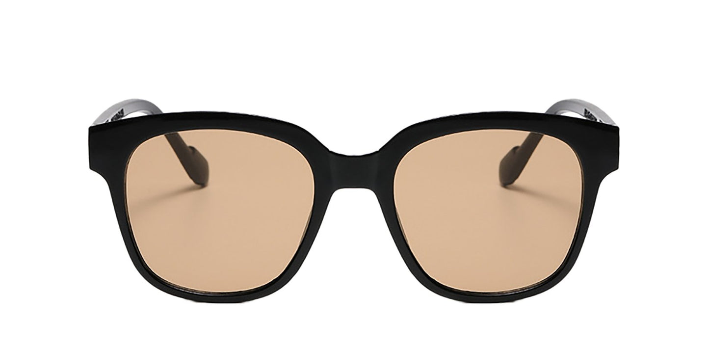 Japanese and Korean style cat eye brown sunglasses - starcopia design store