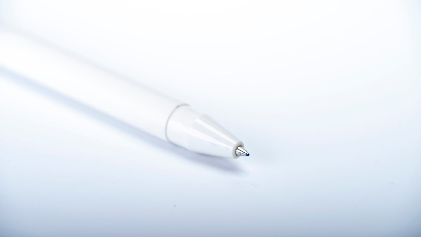 Japanese-style pure white simple touch pens bundle 10pcs - starcopia design store