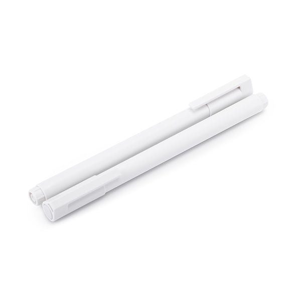 Japanese-style pure white simple touch pens bundle 10pcs - starcopia design store