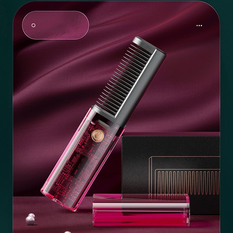 Mini anion Ion wireless hair straightening comb - starcopia design store