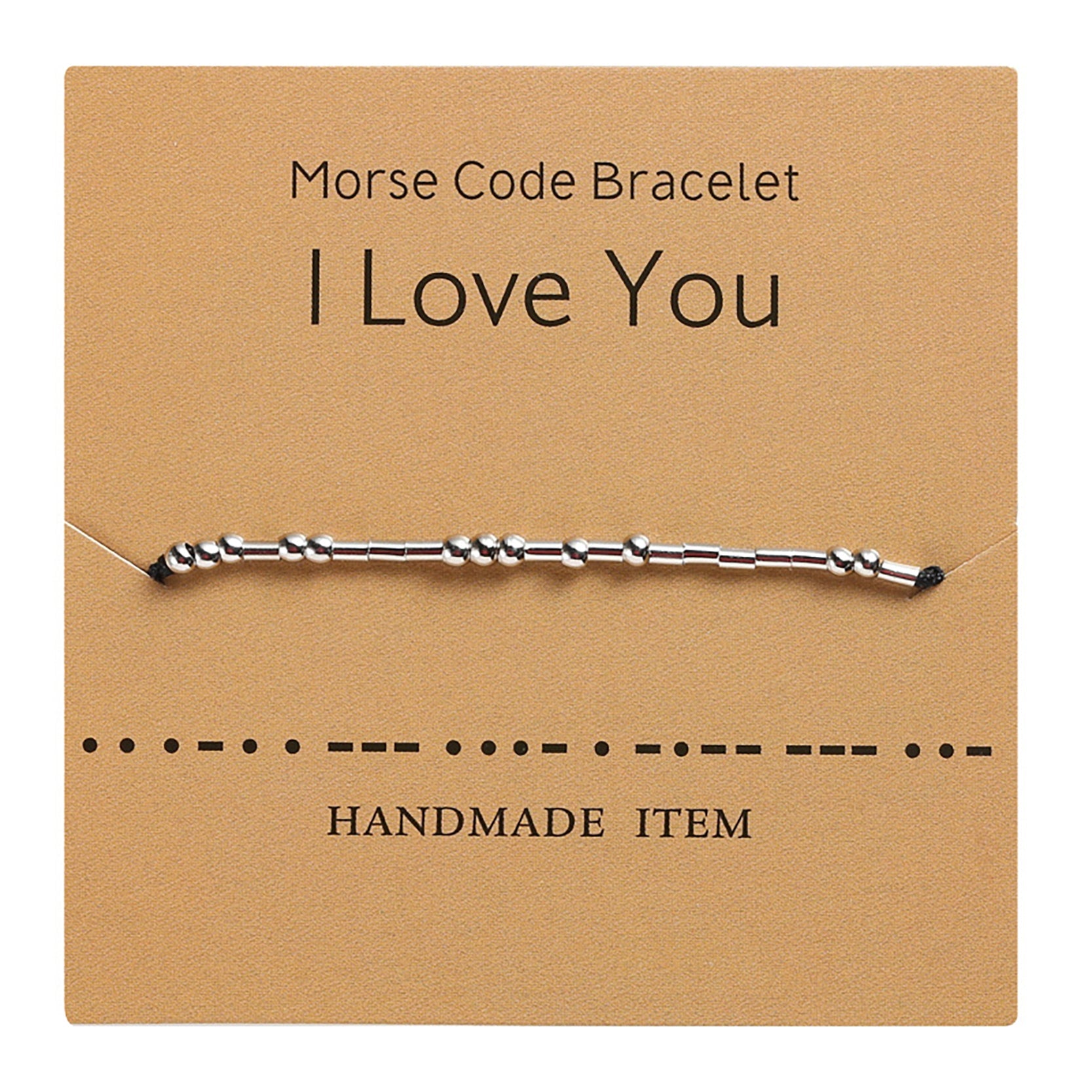 morse code couple bracelet - starcopia design store
