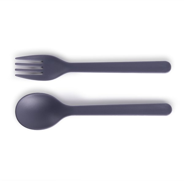 Portable Simple Solid Color Fork and Spoon - starcopia design store