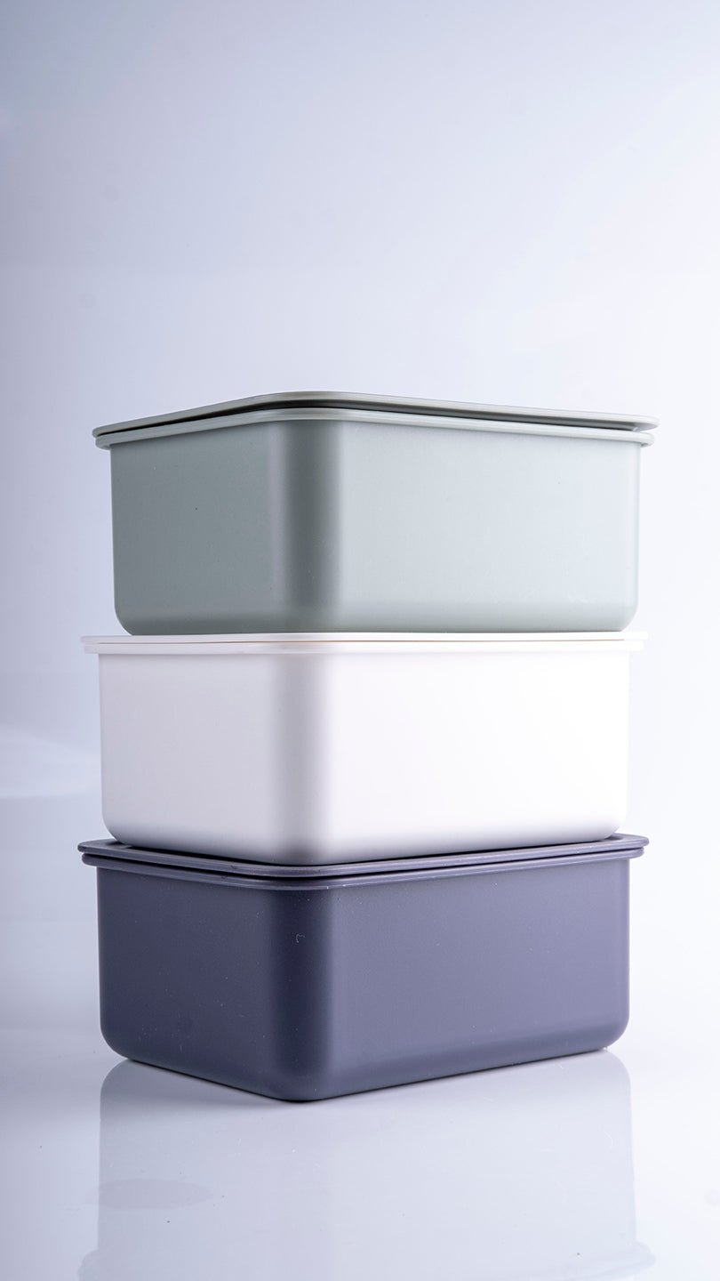 PP personal storage box-white colour Bundle 5pcs - starcopia design store