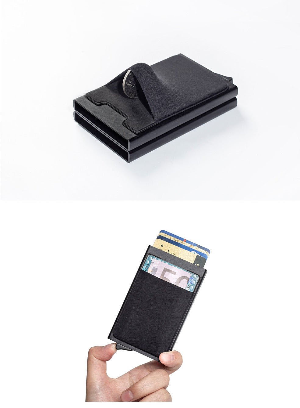 RFID Aluminium Anti-theft Double Holder Credit Card Wallet - starcopia design store
