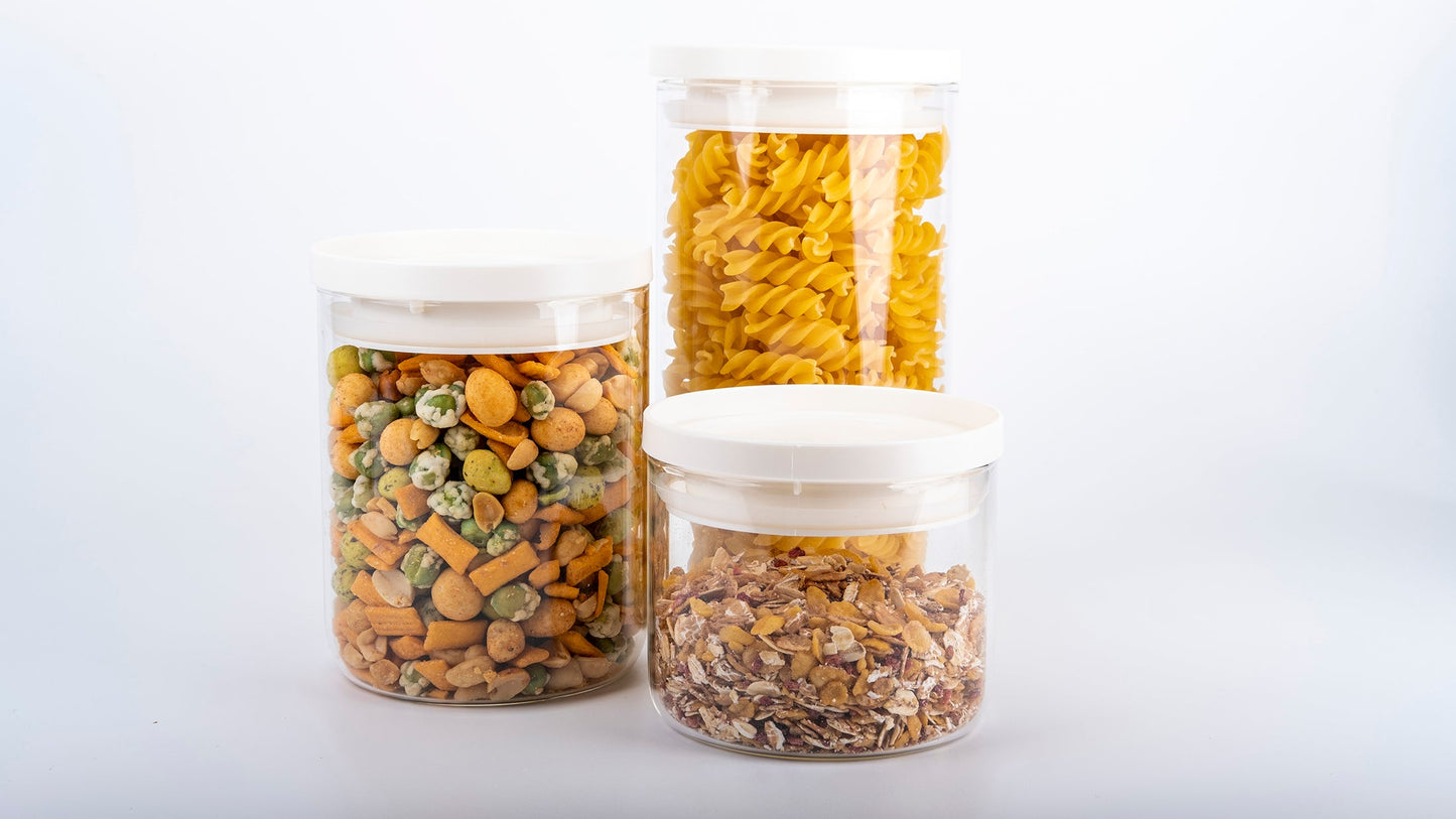 Round Glass Storage Food Container - starcopia design store